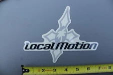 Local Motion Surfboards Hawaii Grey White Cross OG V52C Vintage Surfing STICKER