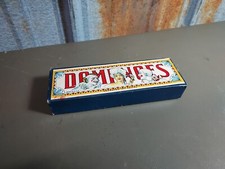 Vintage Wooden Dominoes Set in Original Box Complete Made In USA