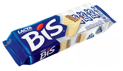 Wafer Cobertura Chocolate Branco Lacta Bis Pacote 126G (7622300807283)