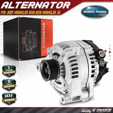 Alternator for Jeep Wrangler 2012-2018	Wrangler JK V6 3.6L 160A 12V CCW 6-Groove