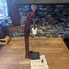 Vintage  Metal Bottle Press Capper Wine Corker Cast Iron USA Eveready Cork Press