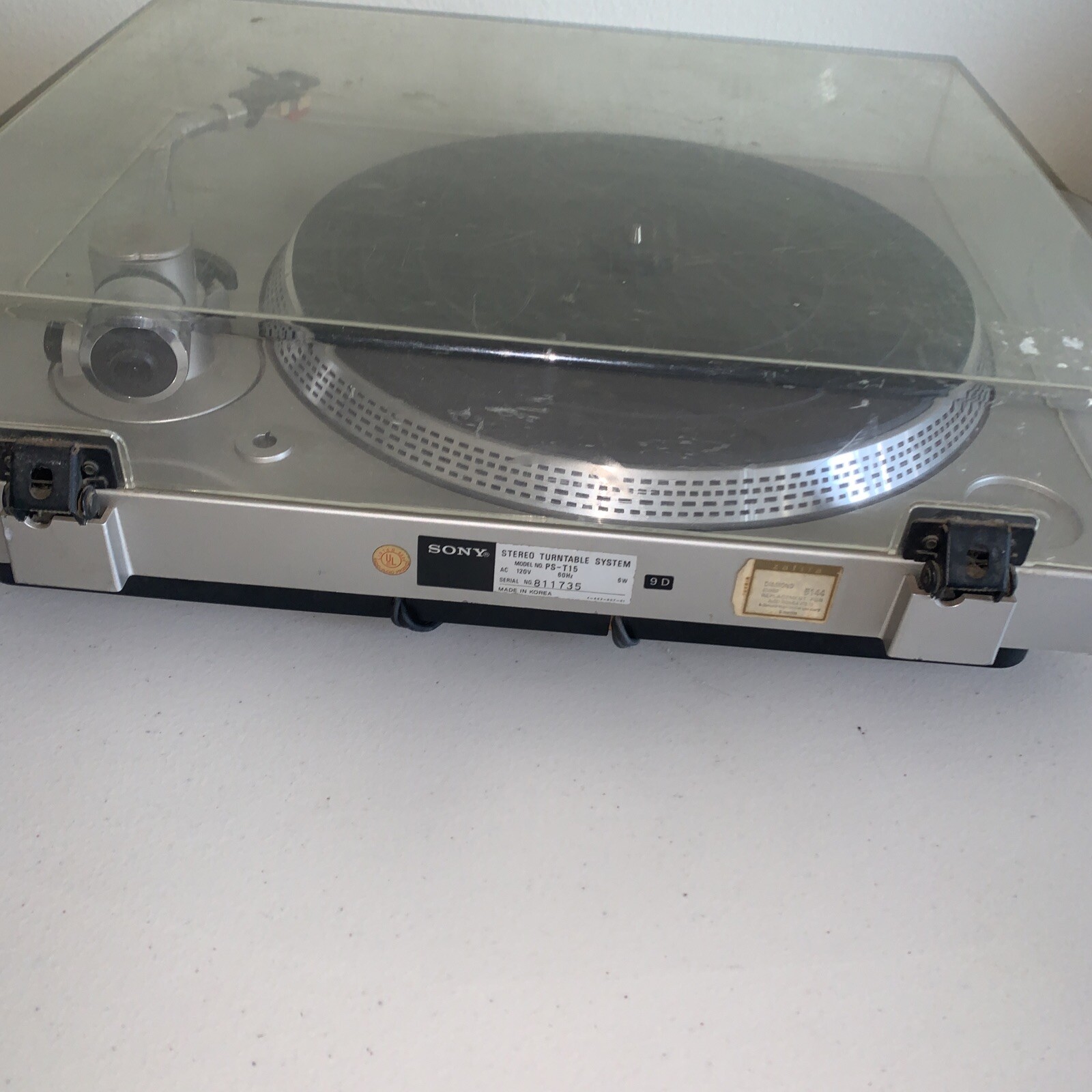 Vintage Sony PST15 Direct Drive Turntable Vinyl Record Player eBay