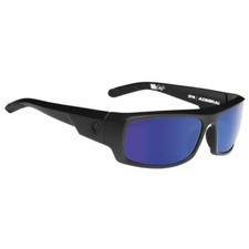 SPY optics Sunglasses ADMIRAL matte black happy blue mir Polarized 672350374280