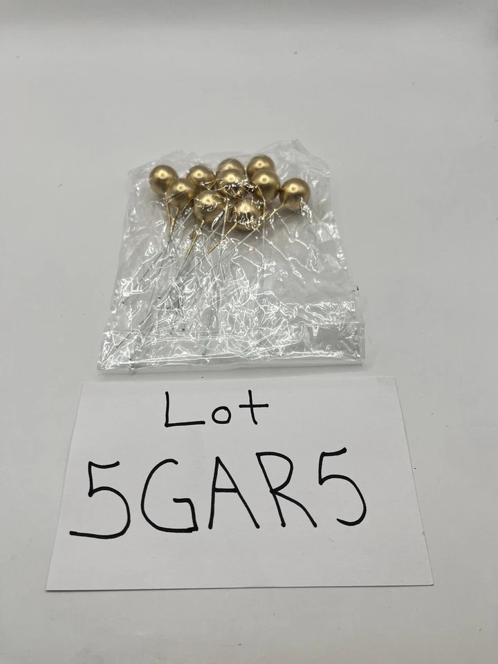 НОВЫЕ золотые шариковые украшения для торта украшения для вечеринки золотая годовщина 10 карат - Изображение 3 из 3