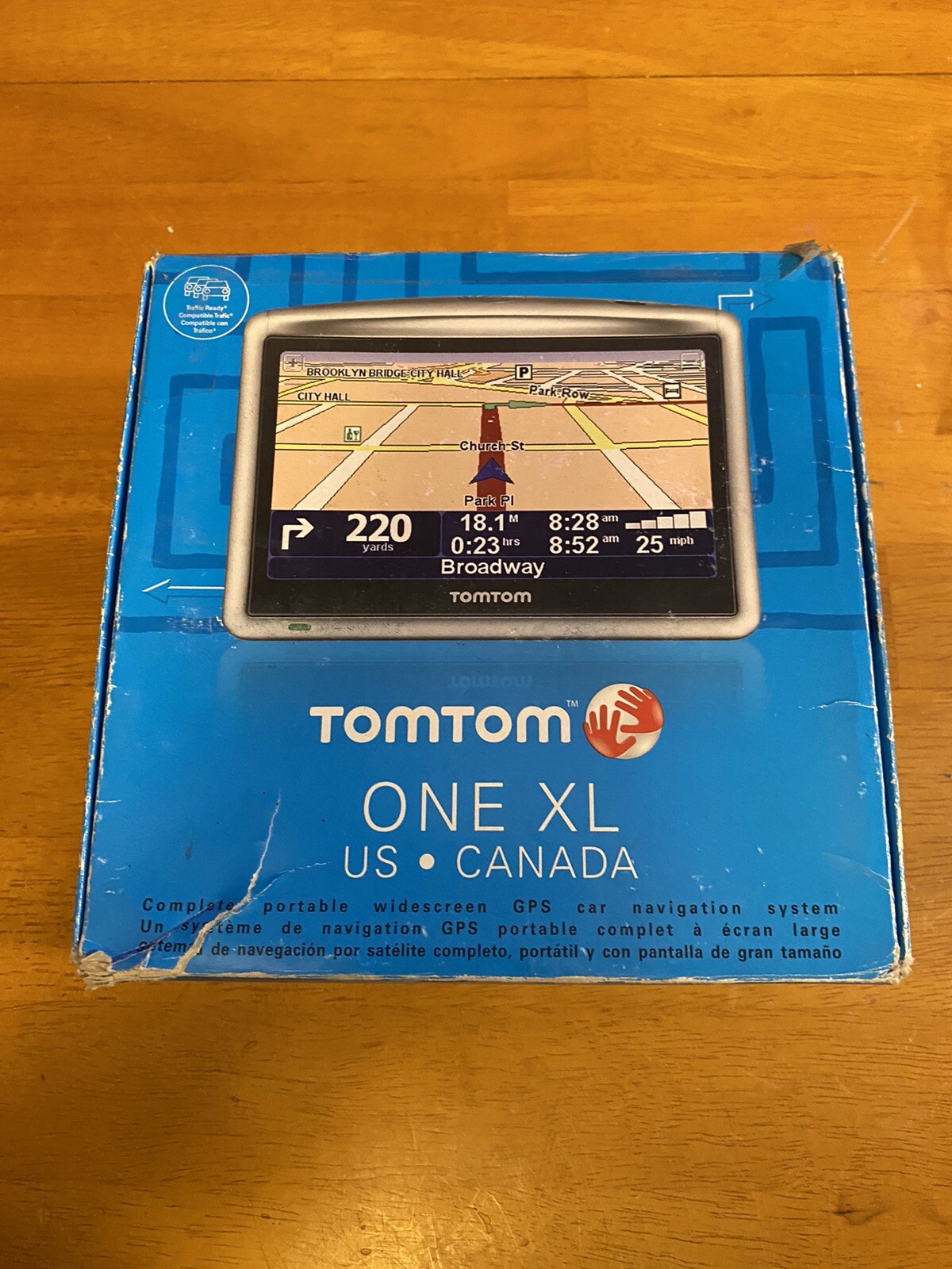 TomTom ONE XL 4.3-inch GPS Navigator for US Canada with Car Home Charger