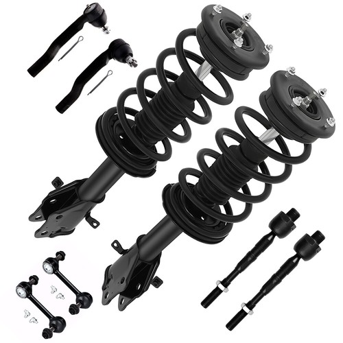 For 2007-2010 Ford Edge Lincoln MKX Front Complete Struts Tie Rod Sway Bar 8PCS - Picture 4 of 5