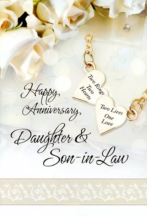 Happy Anniversary Daughter & Son-In-Law - 03309