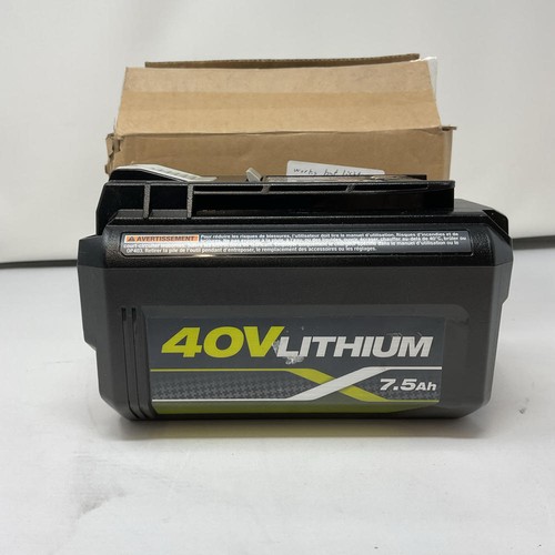 RYOBI 40V 7.5 Ah High Capacity Battery OP40753 *Read*