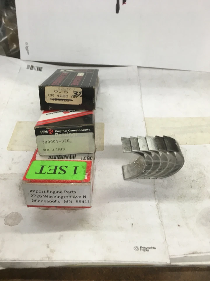 Fits CHEVROLET GEO METRO 1.0 1985-1999 993cc Rod Bearing Set 3B0001-020 RB526 - Image 2 of 2