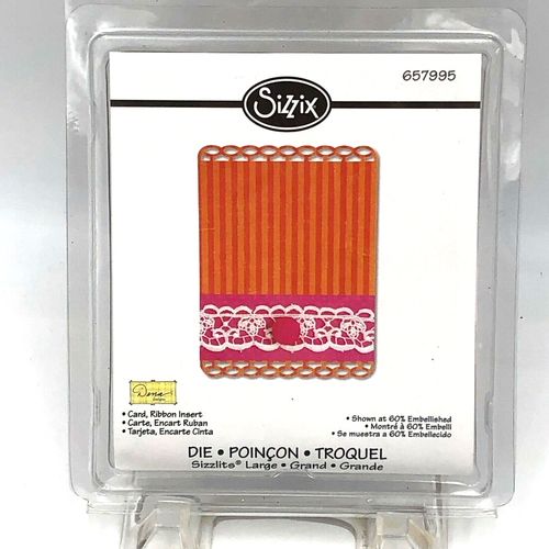 Sizzix Sizzlits Fustella Nastro Decorativo A Fiori Per Bigshot E Vagabond