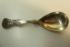 ANTIQUE GEORGIAN STERLING SILVER TEASPOON CADDY SPOON JOHN & HENRY LIAS 1833