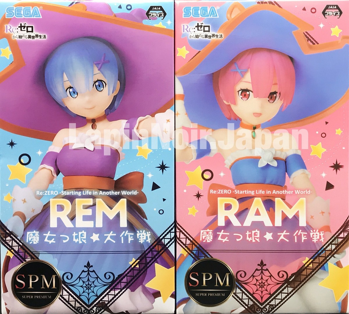 Re Zero figure REM RAM witch Ver. 2set SEGA | eBay