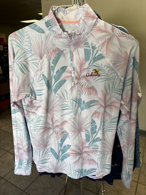 NWT WOMEN'S SCALES PALM CITY PULLOVER, SIZE: M, COLOR: WHITE/MULTI (C417)