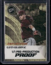 2024 LEAF PROOF 1/1 GAVIN GRAHOVAC PRESS PASS PREMIUM SUPERFRACTOR 