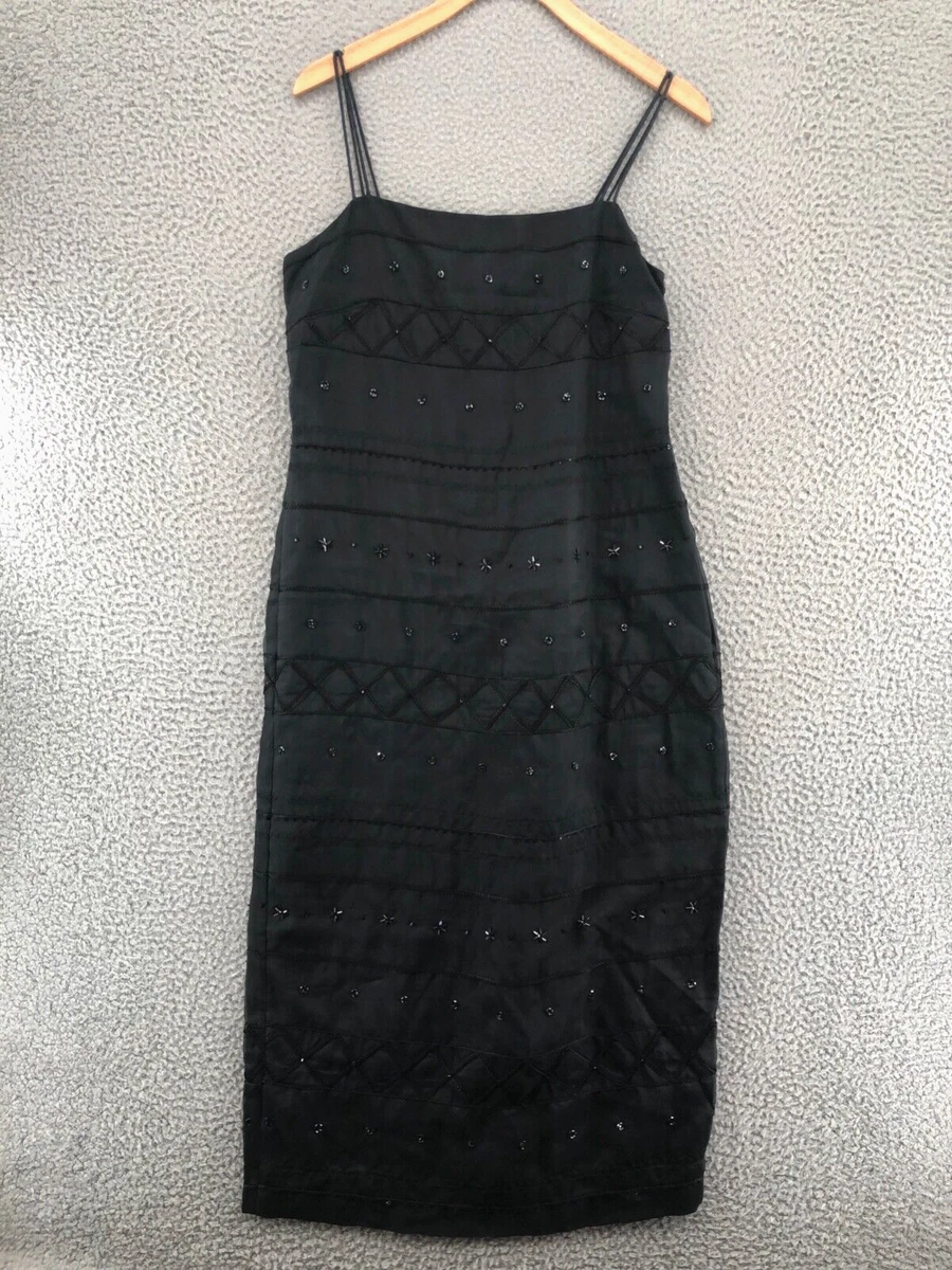sachin and babi light blue dress LOFT Embroidered Dress M NWT