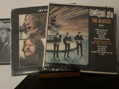 Beatles Lot-Let Is Be & Something New Vinyl Record Lp