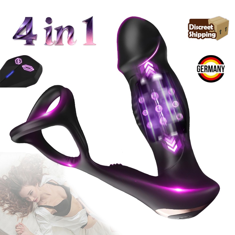 Prostata Stimulation Männer Penisring Vibrator Sex Spielzeug Männer Cockring DE
