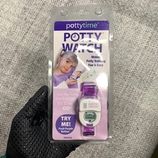 Pottytime Potty Watch - Potty Training Timer Watch for Kids, Purple