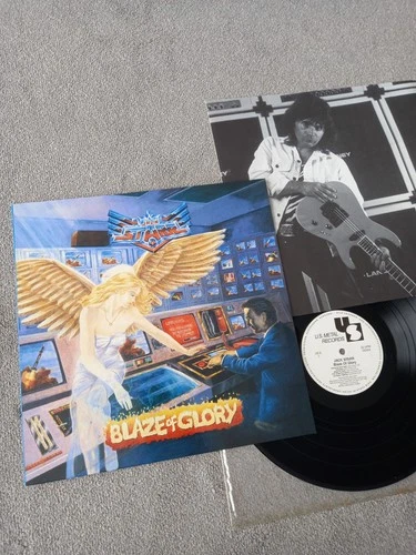 JACK STARR - BLAZE OF GLORY LP 1987 (U.S. METAL RECORDS US 8) BURNING STARR