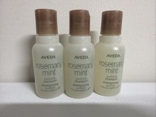 NEW 3x AVEDA ROSEMARY MINT PURIFYING SHAMPOO 1.7 OZ TRAVEL SIZE