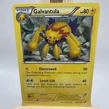 Pokémon TCG Galvantula Black White 46/114 Regular Rare LP