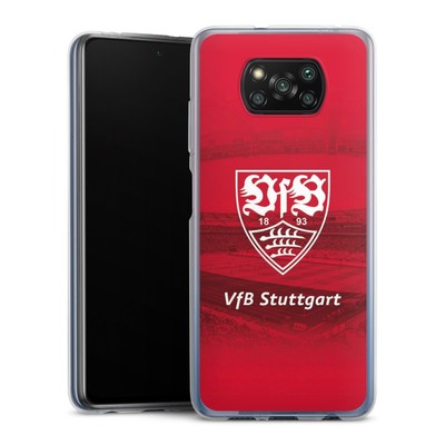 Handyhülle für Xiaomi Poco X3 nfc Offizielles Lizenzprodukt Stadion VfB Stuttgar
