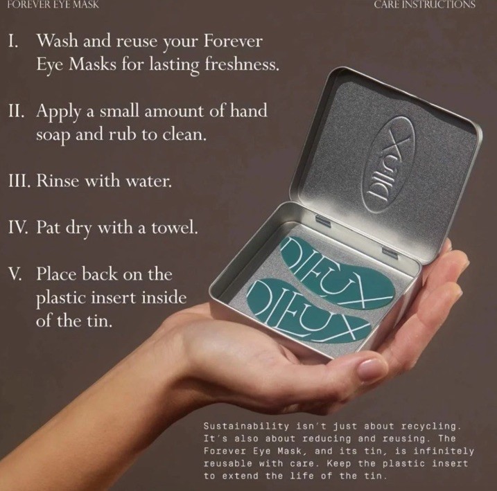 Dieux Forever Eye Mask Eye Reviver Mask 0.5 oz