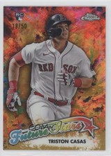 2023 Topps Chrome Logofractor Edition Gold Refractor 18/50 Triston Casas uk2