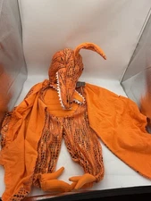 🌟Pottery Barn Kids Baby Light Up Dino Dinosaur Pterodactyl Costume Orange 3T🌟
