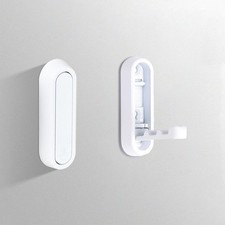2 PCS White Foldable Towel Hooks For Bathroom Heavy Duty Wall Mount Coat