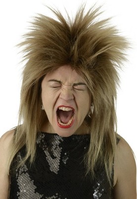 80s Rocker Wig | Tina 70's Mixed Brown Blonde Bowie Labyrinth