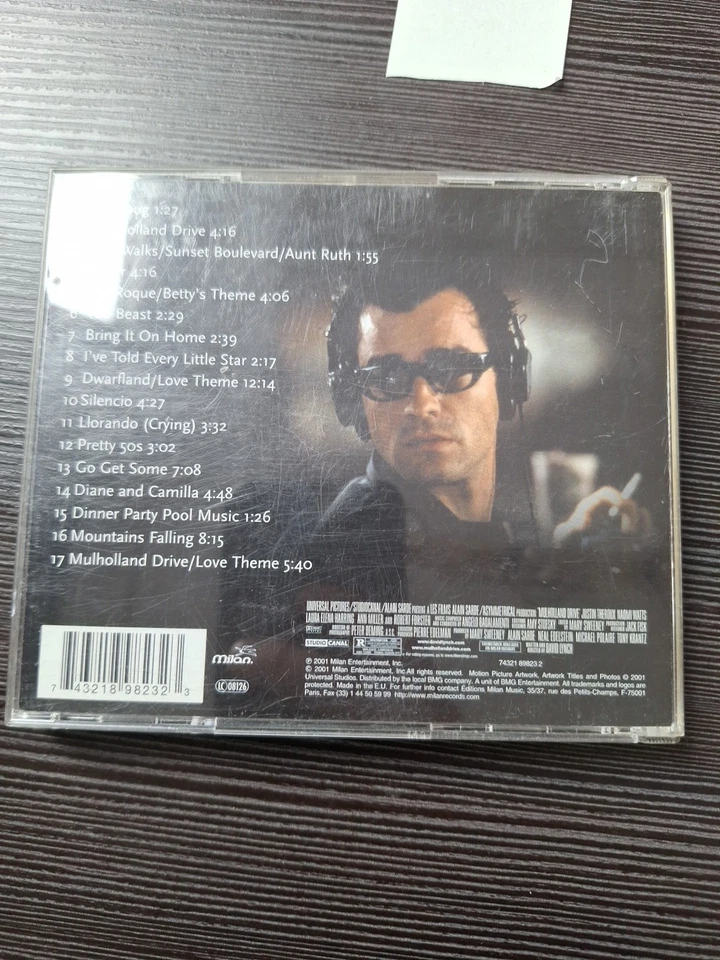 David Lynch’s Mulholland Dr. CD Soundtrack - Angelo Badalamenti - Bild 4 von 4