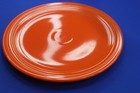 Vintage Fiesta Red 15 Chop Plate HLC USA Serving Platter 1936-1969 Era RARE EXC — photo 1