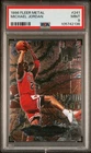 1996-97 Fleer Michael Jordan Metal Shredders Card #241 PSA 9 MINT Chicago Bulls