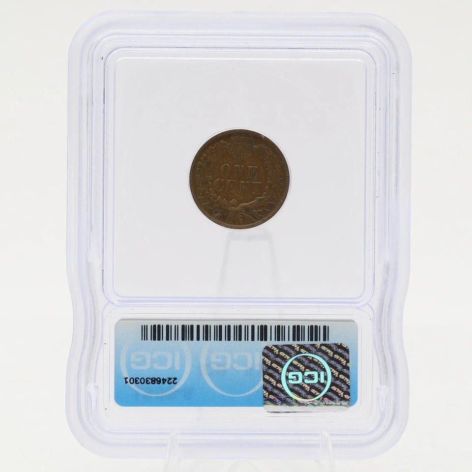 1908 S Indian Head Cent F 12 ICG San Francisco - Image 2 of 2