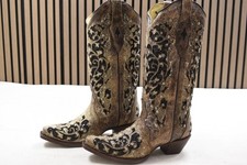Corral Women's Embroidered Western Boots - Snip Toe Size 8 M A3569 Cowgirl
