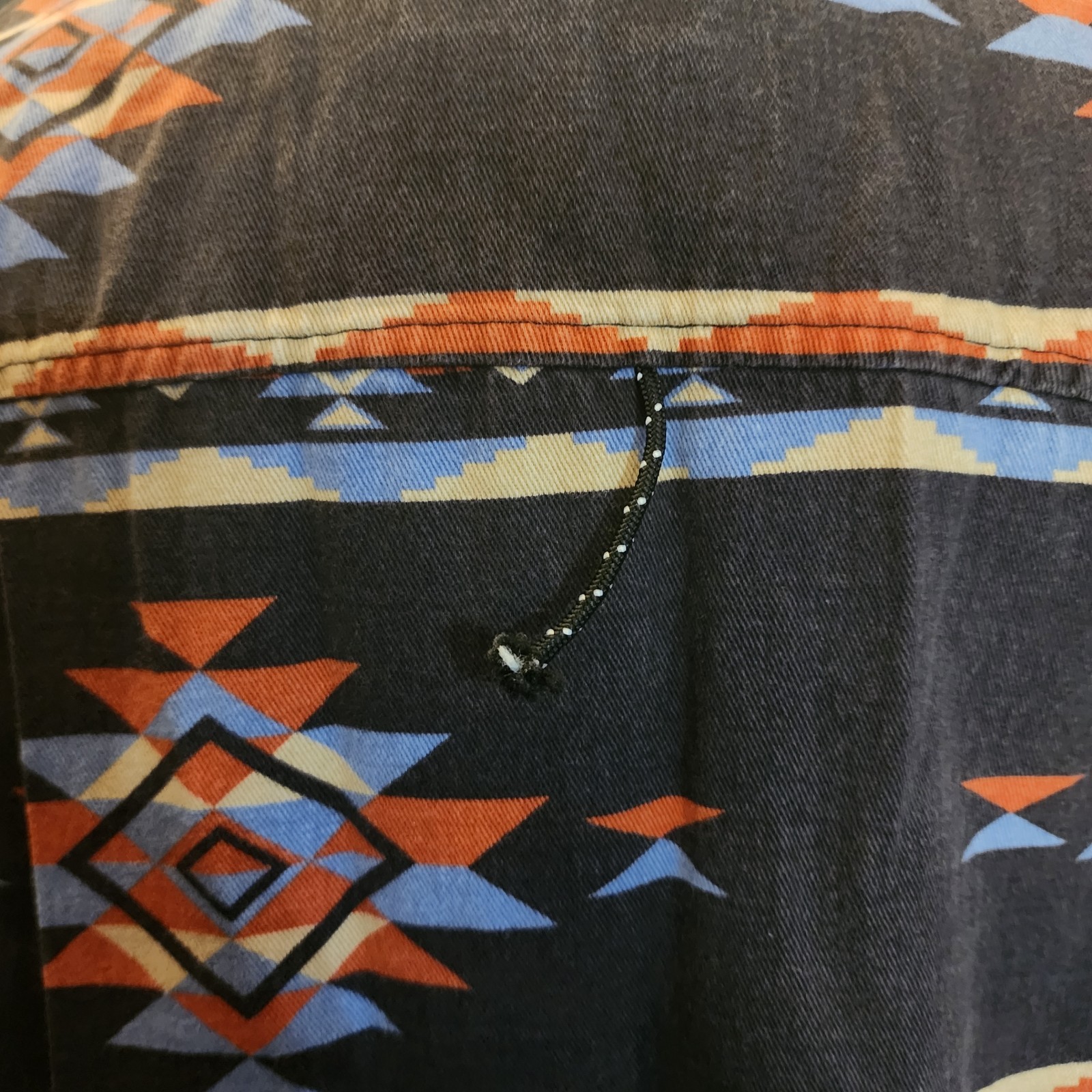 RSQ Native American Aztec Pattern Snap button Lon… - image 4