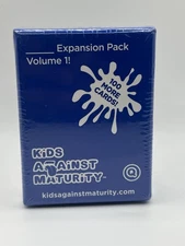 New Sealed KIDS AGAINST MUTURITY Expansion Pack Volume 1.  100 More Cards
