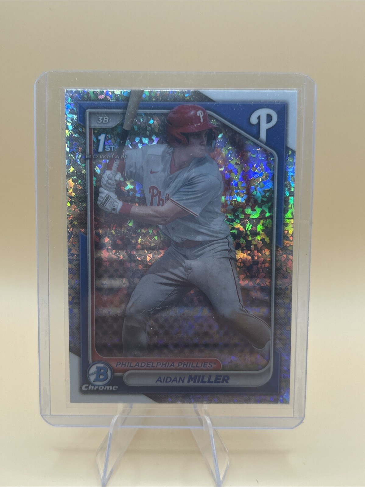 2024 Bowman - Chrome Prospects Aidan Miller #BCP-27 Mini-Diamond Refractor (RC)
