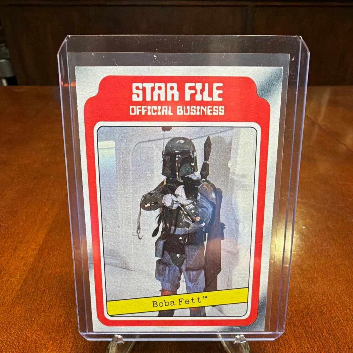 Boba Fett Star Wars Topps Adventure Collectable Trading Cards for