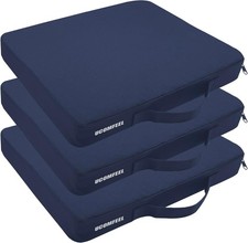 Portable Stadium Seat Cushions W/ Waterproof Oxford Cover 16.6x13x2 inches High