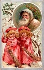 Tuck ~White Robe Santa Claus ~Girls in Snow~ ...