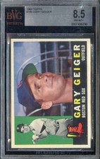 1960 TOPPS #184 GARY GEIGER BVG 8.5 RED SOX *DS15463