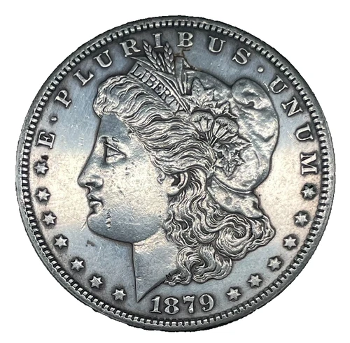 1879-S Morgan Dollar Uncirculated-Mint State 90% Silver $1 US Coin # 2628