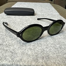 Vintage Liberty U.S.A. Winsum Cateye Sunglasses Frame ONLY Black 50 22 1950s