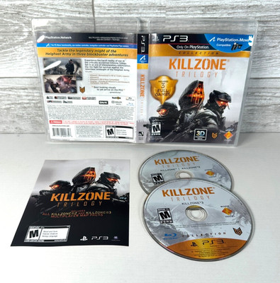 Killzone Trilogy (Sony PlayStation 3, 2012) CIB TESTED WORKING