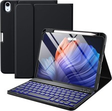 Harvopu Compatible for iPad Air 11-inch/ 10.9" Air 5th 4th Generation Case BLACK