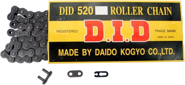 D.I.D 520 Standard Series Non-Sealed Chain 110 Links Natural