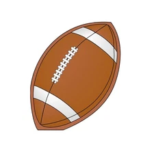 Creative Shapes Notepad Football Large