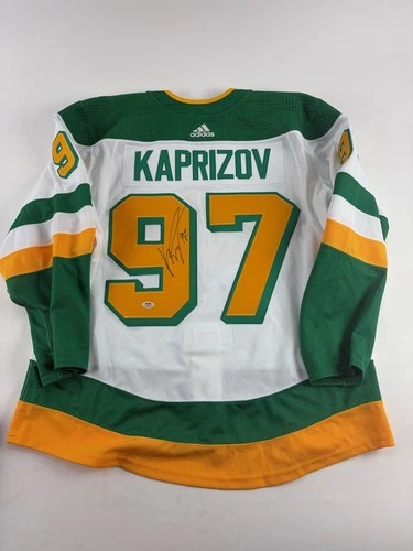 2020 Karill Kaprizov Minnesota Wild Signed Pro Model NHL Hockey Jersey PSA